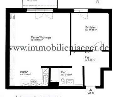 Fußnähe zum Herold-Center - Moderne ruhige Garten-Etagenwwohnung mit Balkon und Fahrstuhl, TG-Platz - Photo 5