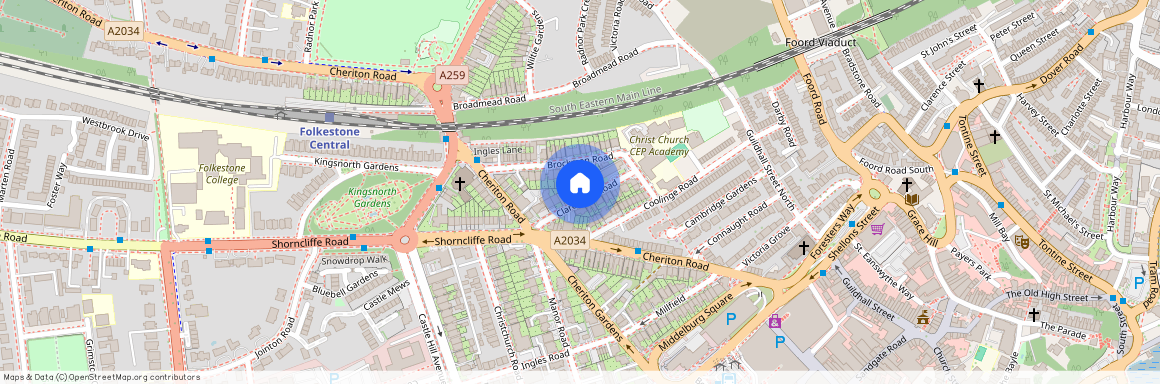 Basement Flat, CT20 1DQ, Claremont Road