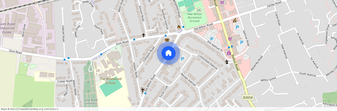 Old Milton Road, New Milton, Hampshire, BH25