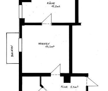 2,5-Zimmer-Wohnung in Crinitzberg, mit Tageslichtbad, Dusche und Balkon! - Foto 3