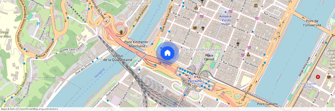 7 COURS DE VERDUN, LYON 2EME ARRONDISSEMENT Vaubecour-Mairie