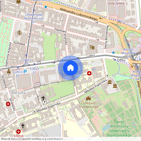 ul. Botaniczna, Wesoła Wschód, Grzegórzki, Kraków, małopolskie