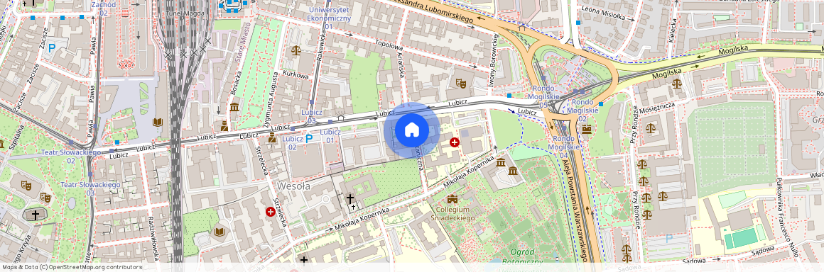 ul. Botaniczna, Wesoła Wschód, Grzegórzki, Kraków, małopolskie