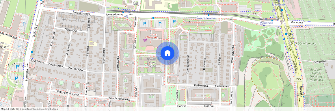 ul. Strońska, Gaj, Krzyki, Wrocław, dolnośląskie