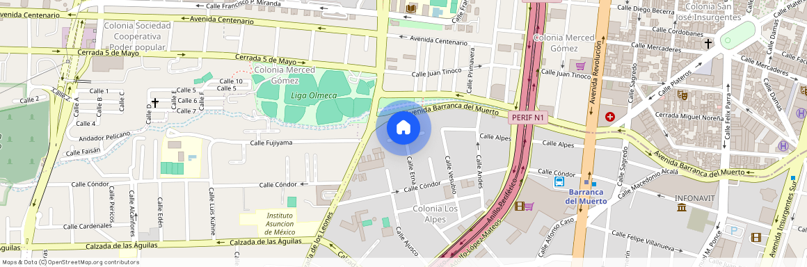 Calle Etna 25, Álvaro Obregón, 01010 Mexico City, CMX, Mexico