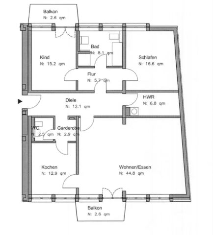 Großzügige 3-Zimmer Wohnung in bester Lage von Münster! - Photo 4