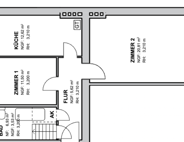 Helle 2-Zimmer-Wohnung mit Balkon in ruhiger Lage - Foto 1