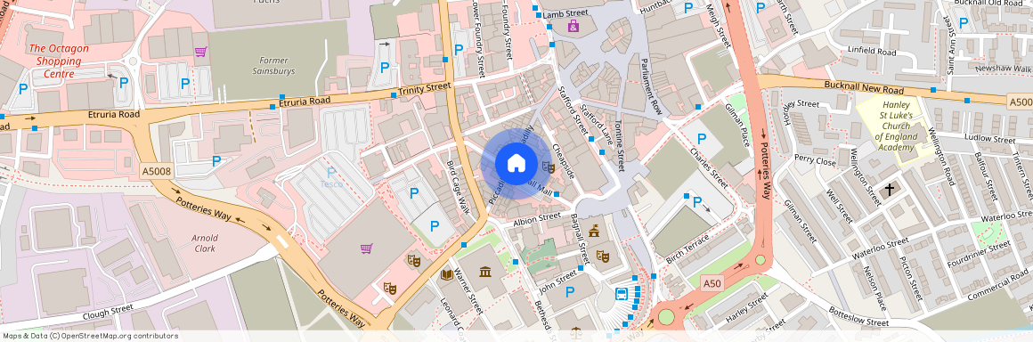 Pall Mall, Stoke-On-Trent, ST1