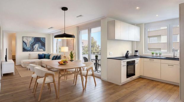 Wohnkomfort an bester Lage – moderne 2.5-Zimmerwohnung mit Balkon - Photo 1