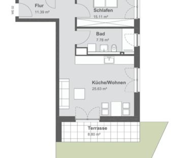 2-Zi-EG Whg,67qm+Garten 90qm+TG-Stellplatz +Keller in Rahlstedt - Photo 4