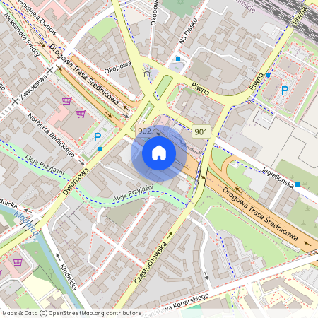 ul. Nasyp, Śródmieście, Gliwice, śląskie