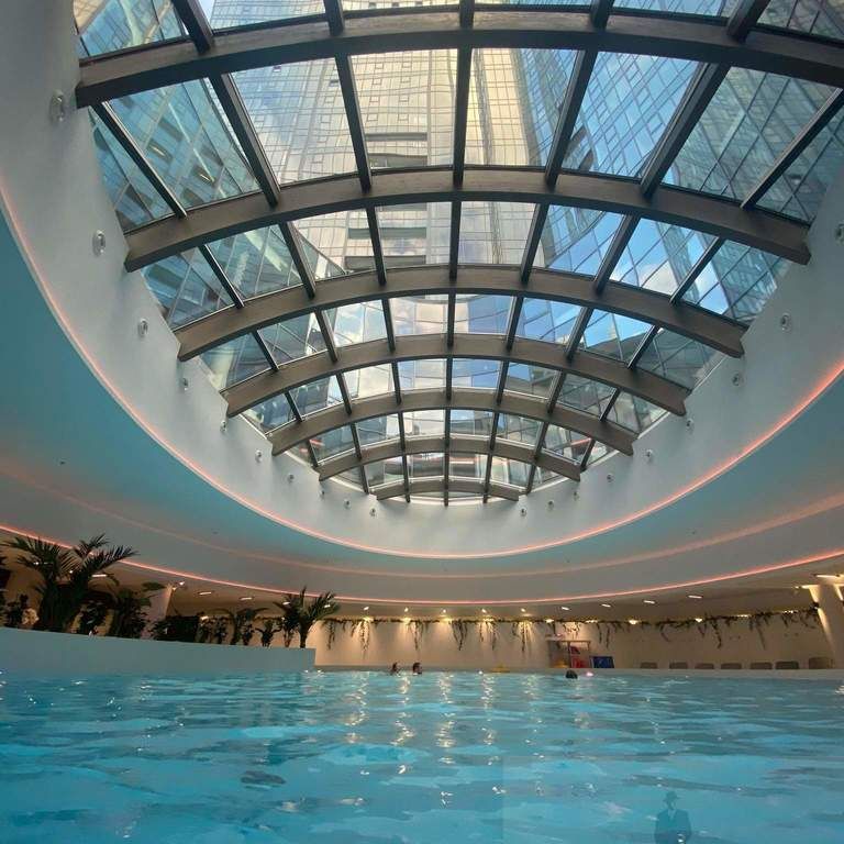 Kawalerka w Hanza Tower, balkon, basen - Photo 1