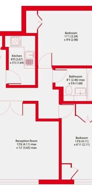 2 bedroom flat to rent - Photo 1