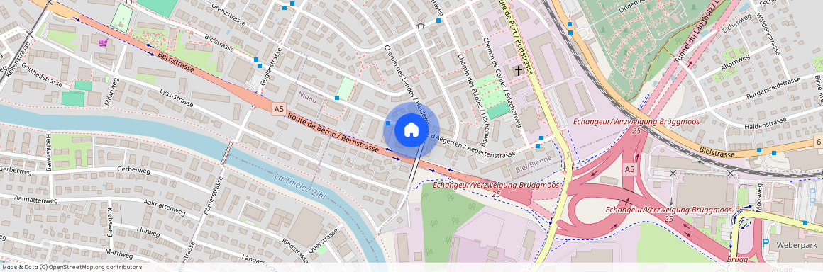 2503, Biel, Rue D'aegerten / Aegertenstrasse, 22