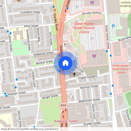 at Liverpool, Flat A, 354, Scotland Road L5