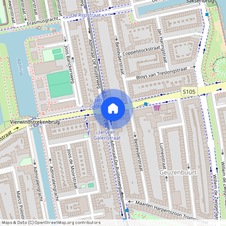 Jan van Galenstraat 119-4, Trompbuurt, 1056BK, Amsterdam