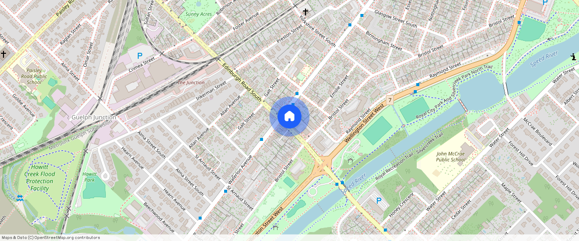 ** Waterloo Avenue, Guelph, ON, Canada