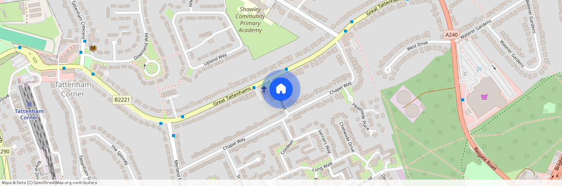 Epsom, St. Marks Road, Tattenham Corner, KT18 5RD, Surrey
