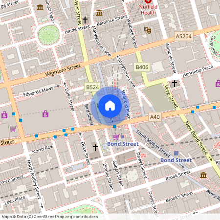 St. Christopher's Place, Marylebone, W1U