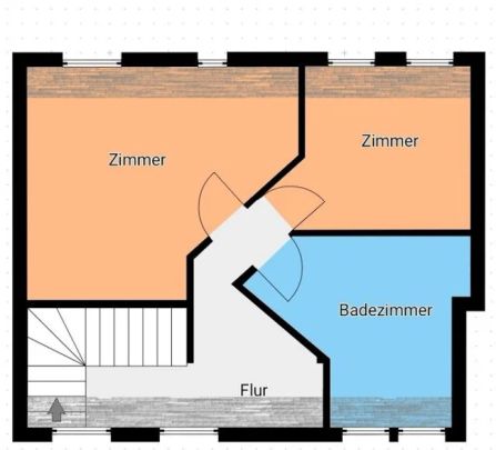 tolle 4-Raumwohnung über zwei Etagen mit Balkon - Foto 1