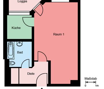 Demnächst frei! 1-Zimmer-Wohnung in Witten Mitte - Photo 4