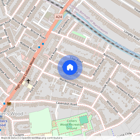 Warren Road, Colliers Wood, SW19