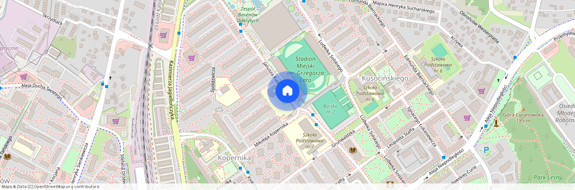 ul. Janusza Kusocińskiego, Mielec, mielecki, podkarpackie