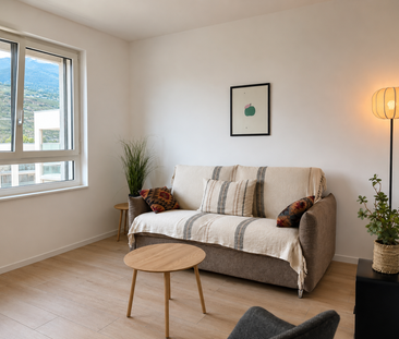 Charmant studio meublé à Sion - Foto 2