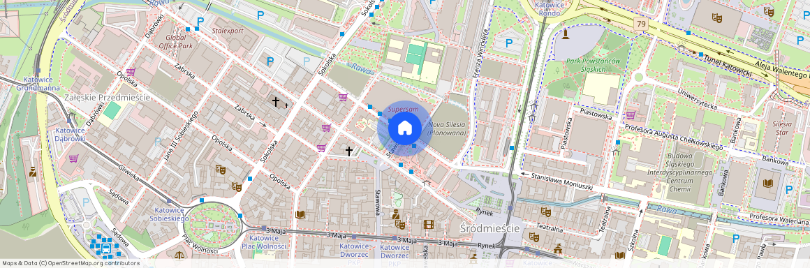 ul. ks. Piotra Skargi, Śródmieście, Katowice, śląskie