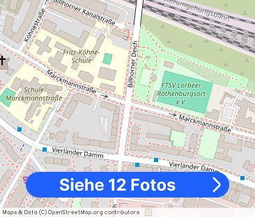 Gemütliche 1-Zimmer-Wohnung mit Balkon zur Miete in Hamburg - Wentz... - Foto 1