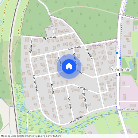 Dojlidy, Białystok, podlaskie, Śródlesie