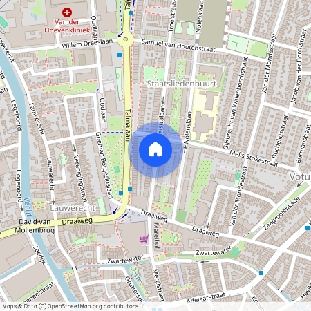 Staatsliedenbuurt, 3515 CJ, Troelstralaan, Utrecht