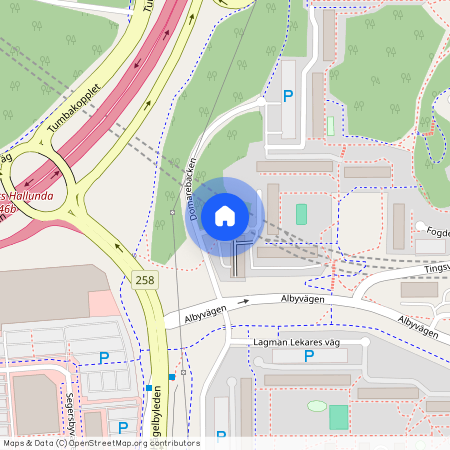 Domarebacken, Norsborg