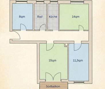 Modernes WG-Zimmer in Augsburg-Hochzoll Nord ab April - Photo 5