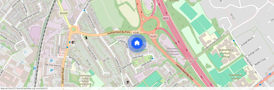 Cressall Close Leatherhead KT22