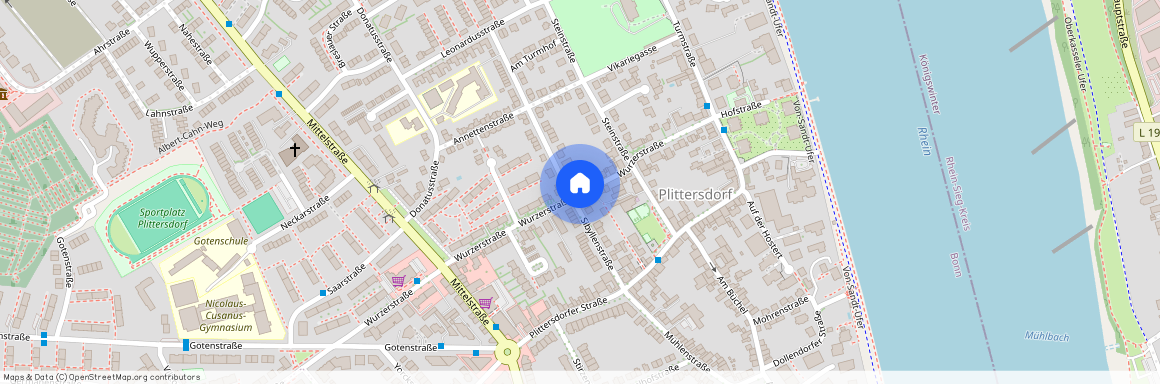 Wurzerstr. / Ecke Sybillenstr., 53175 Bonn - Bad Godesberg