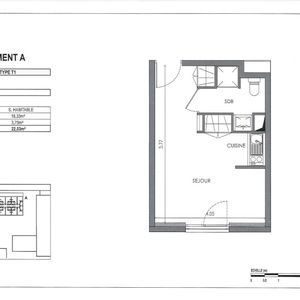 Location Appartement 1 pièce 22m² VILLENAVE D ORNON 33140 - Photo 3