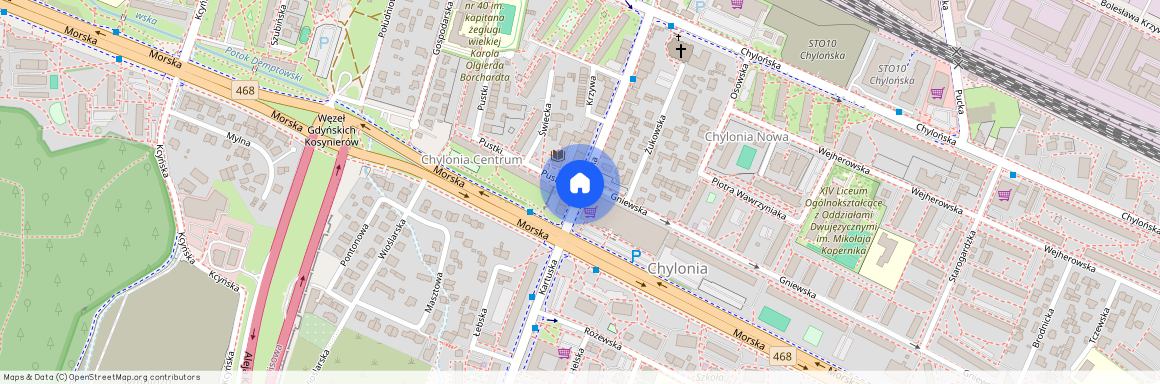 ul. Kartuska, Pustki Cisowskie, Gdynia, pomorskie