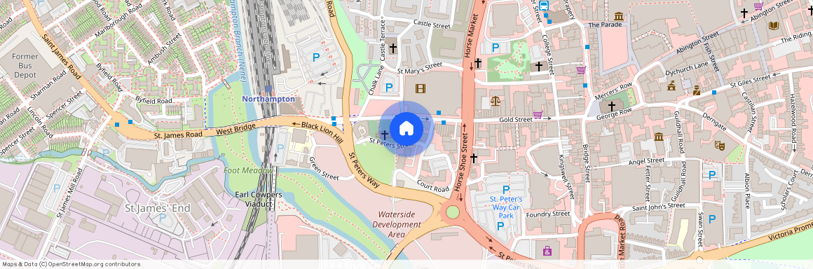 St. Peters Gardens, Marefair, Northampton, NN1 1SX