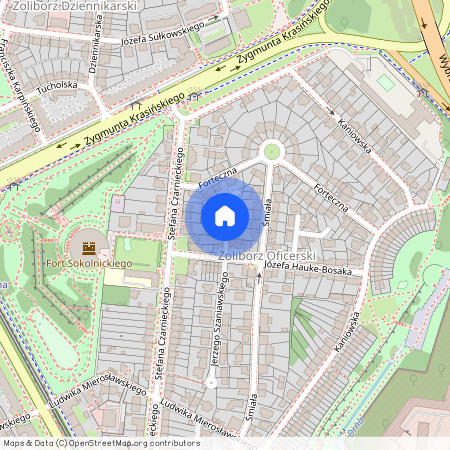 ul. Albina Jakiela, Stary Żoliborz, Żoliborz, Warszawa, mazowieckie