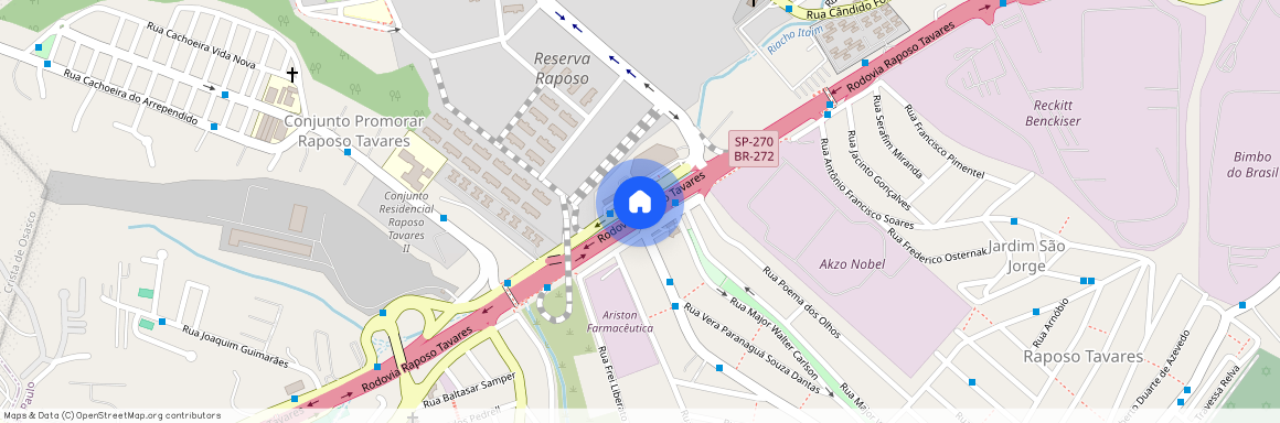 Rodovia Raposo Tavares, Jardim Arpoador, São Paulo