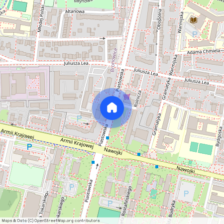 ul. Piastowska, Bronowice, Bronowice, Kraków, małopolskie