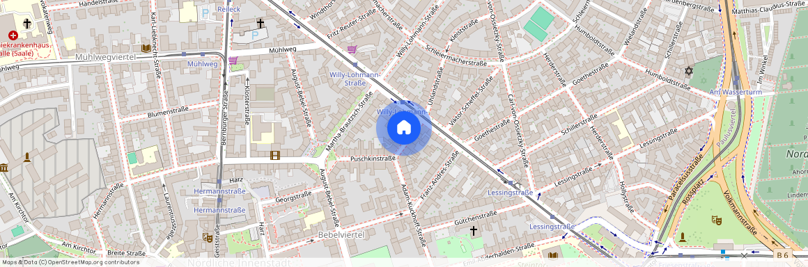 Puschkinstraße 19, 06108 Sachsen-Anhalt - Halle