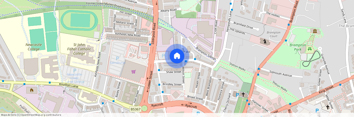 Enderley Street, Newcastle, Staffordshire, ST5