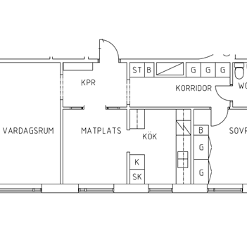 59 kvm på Samuel Permansgatan 9, Östersund - Photo 2