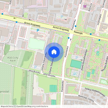 ul. Juliana Tokarskiego, Małe Błonia, Krowodrza, Kraków, małopolskie