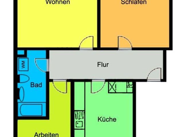 Helle gemütliche Wohlfühlwohnung mit großer Küche und tollem Blick! - Photo 1