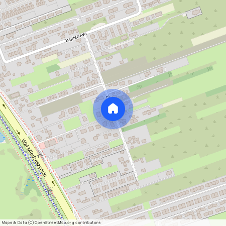 ul. Zabielska, Las, Wawer, Warszawa, mazowieckie