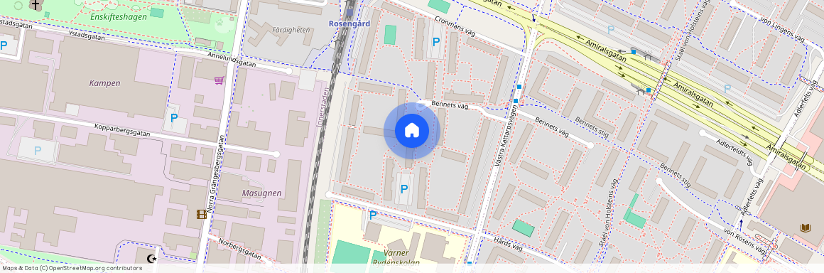 Bennets väg 9A, Törnrosen