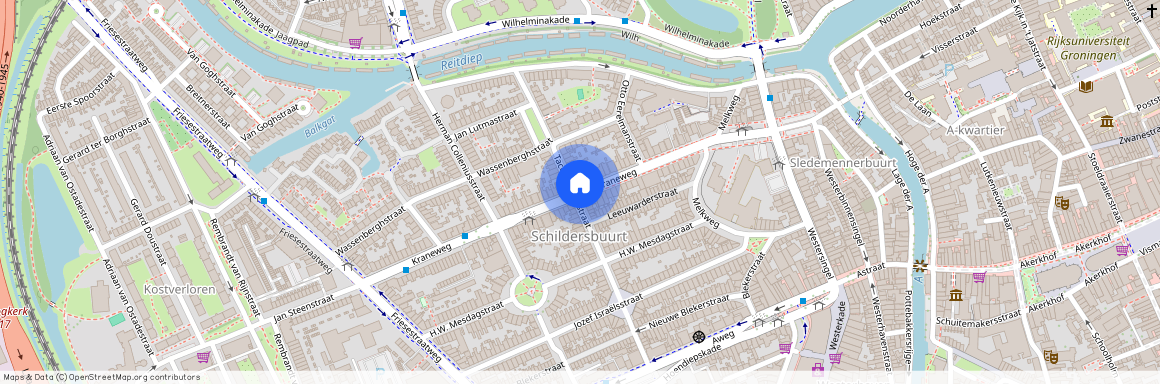 Schildersbuurt, 9718 JG, Kraneweg, Groningen